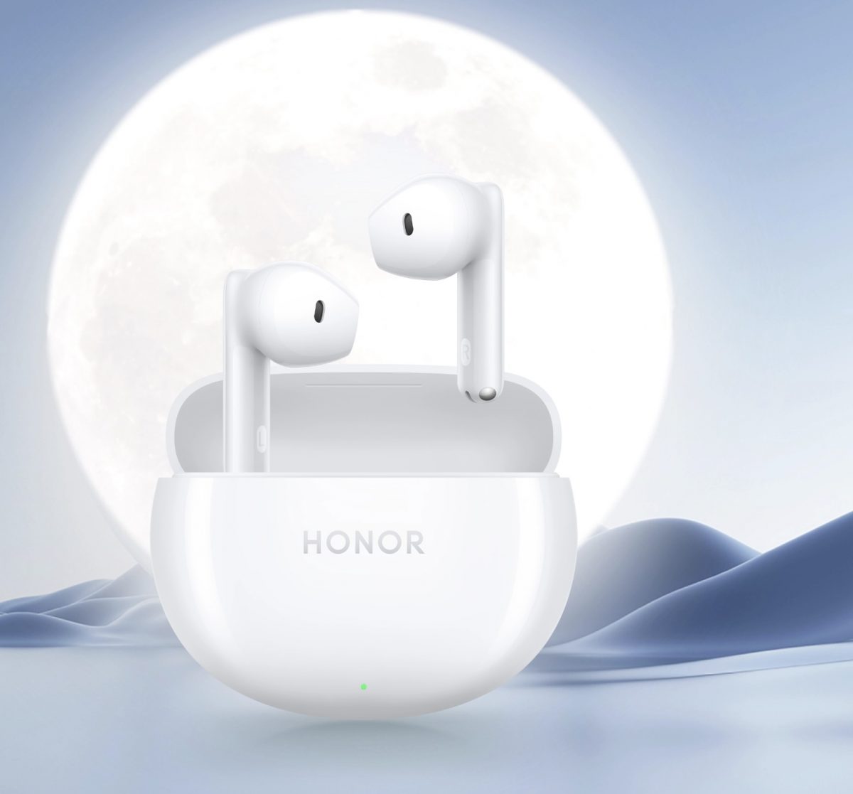 Honor Earbuds X7 valkoisena.