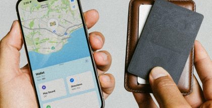 Nomad Tracking Card toimii Applen Etsi-sovelluksen ja -paikannusverkoston kanssa.