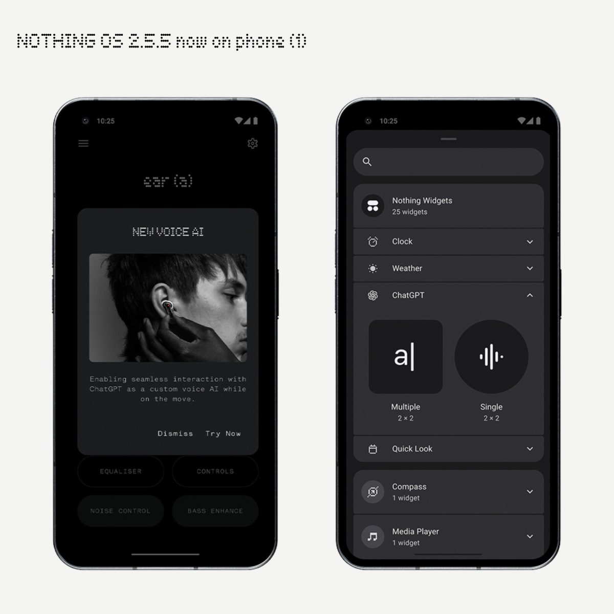 Nothing Phone (1) sai Nothing OS 2.5.5 -päivityksen.