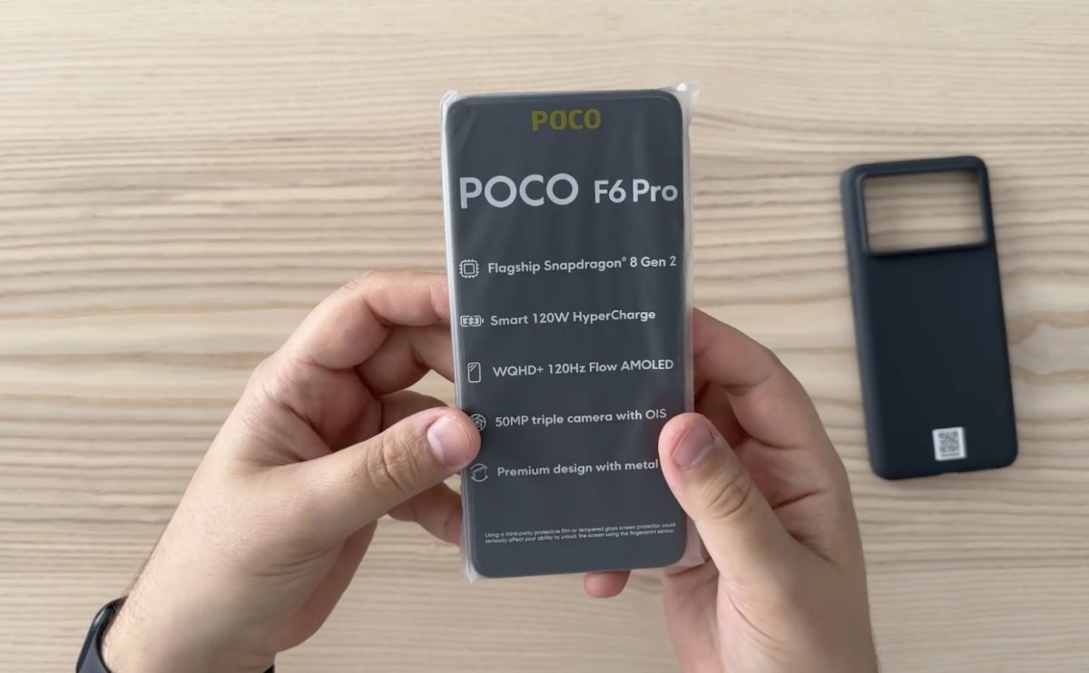 Poco F6 Pron ominaisuuksia sai vahvistuksen unboxing-videolta.