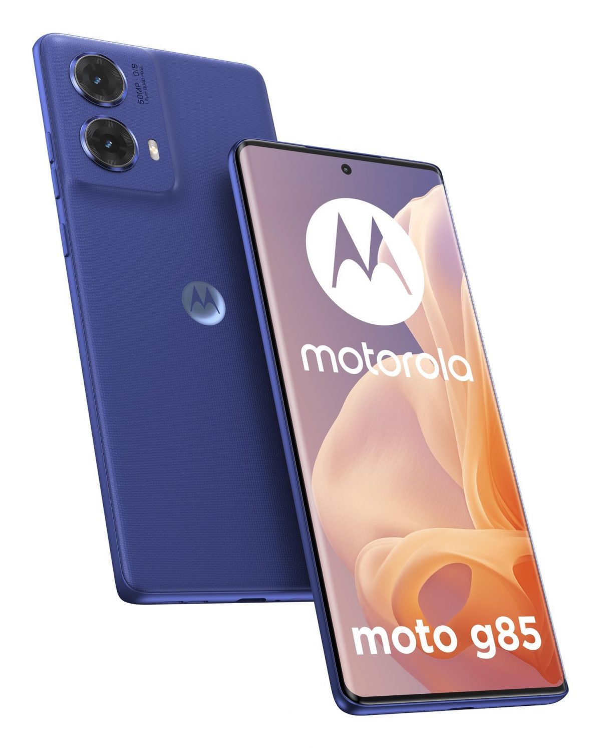 Motorola Moto G85 5G sinisenä.