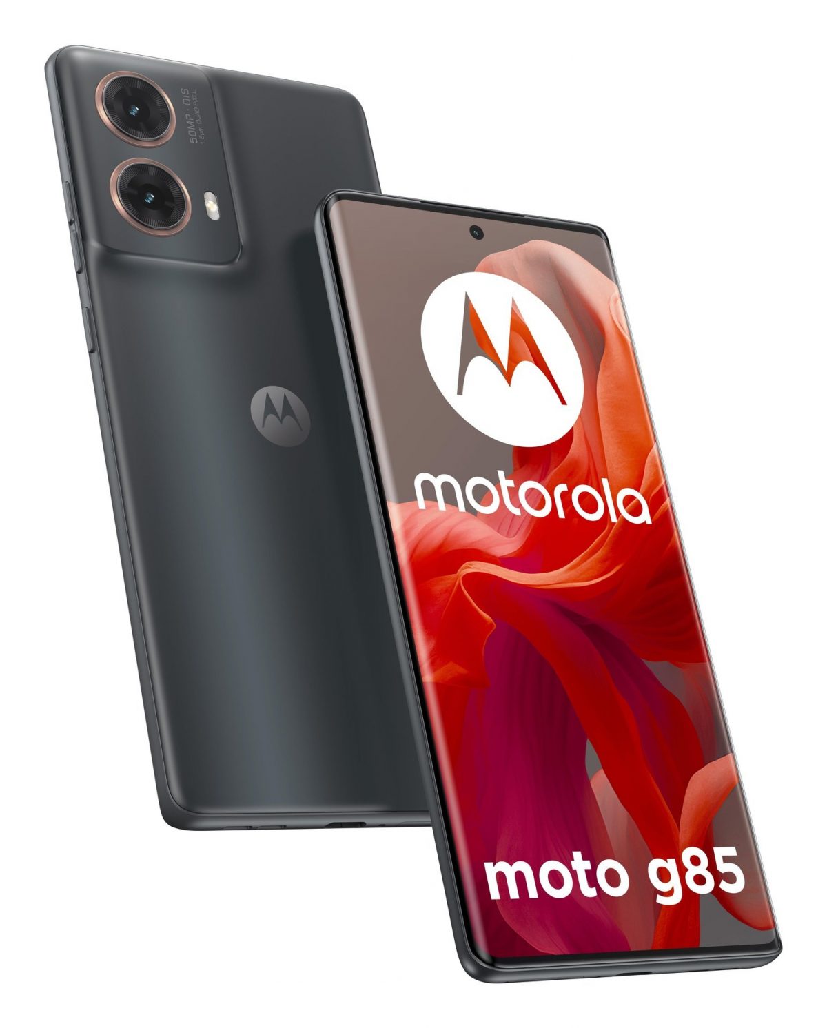 Motorola Moto G85 5G harmaana.