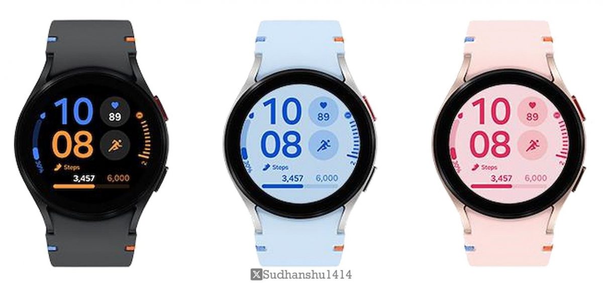 Samsung Galaxy Watch FE edestä. Kuva: Sudhanshu Ambhore / X.