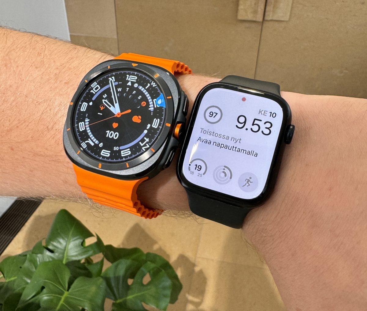 Galaxy Watch Ultra vs. Apple Watch Series 9.