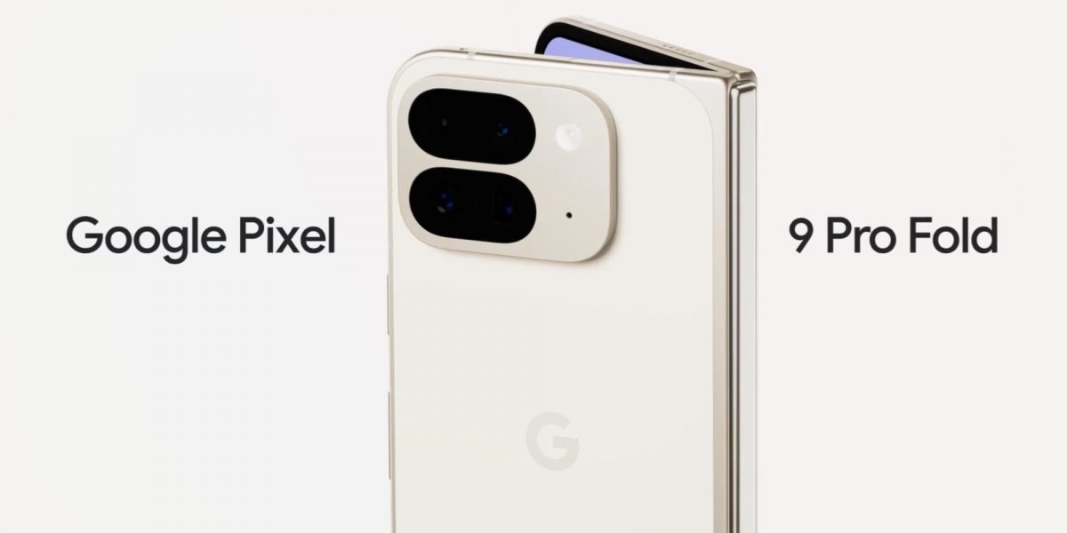 Googlen itse tarjoama ennakkokuva Google Pixel 9 Pro Foldista.