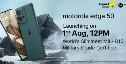 Motorola Edge 50 esitellään Intiassa 1. elokuuta.