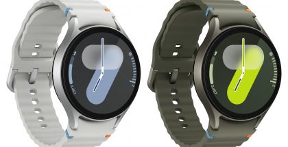 Samsung Galaxy Watch7, 44 mm, kahtena värivaihtoehtona.