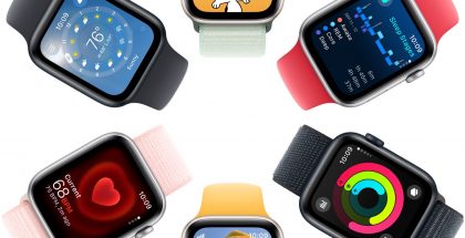 Kuvassa 2. sukupolven Apple Watch SE eri väreissä.