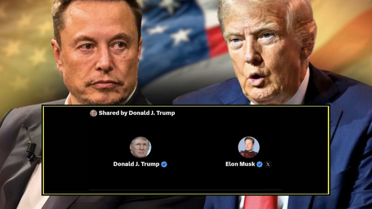 Elon Musk ja Donald Trump.