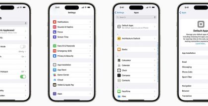 iOS ja iPadOS 18 tulevat tarjoamaan EU-alueella uuden oletussovellusten osion Asetuksissa.