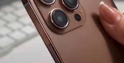 Näyttääkö iPhone 16 Pro -puhelinten uusi väri tältä? Kuvankaappaus videolta.