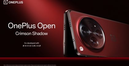 OnePlus Open Apex Edition tulee tummanpunaisena Crimson Shadow -värivaihtoehtona.