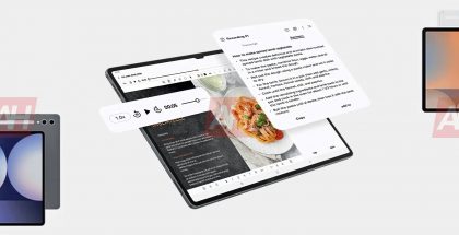 Samsung Galaxy Tab S10+ ja Galaxy Tab S10 Ultra esillä vuotaneessa markkinointikuvassa. Kuva: Android Headlines.