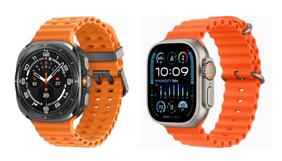 Samsung Galaxy Watch Ultra vs. Apple Watch Ultra.