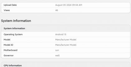 Snapdragon 8 Gen 4:n GeekBench-suorituskykytestitulos.