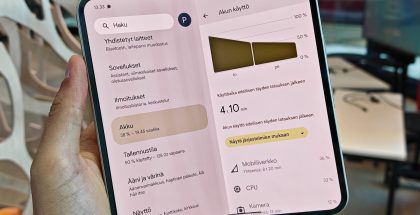 Google Pixel 9 Pro Foldin käyttöaika on yllättävän hyvä.