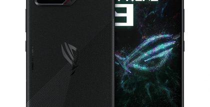 Asus ROG Phone 9 -sarjan puhelin ennakkoon julkaistussa kuvassa.