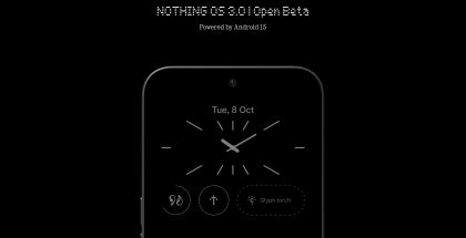 Nothing OS 3.0 Open Beta.