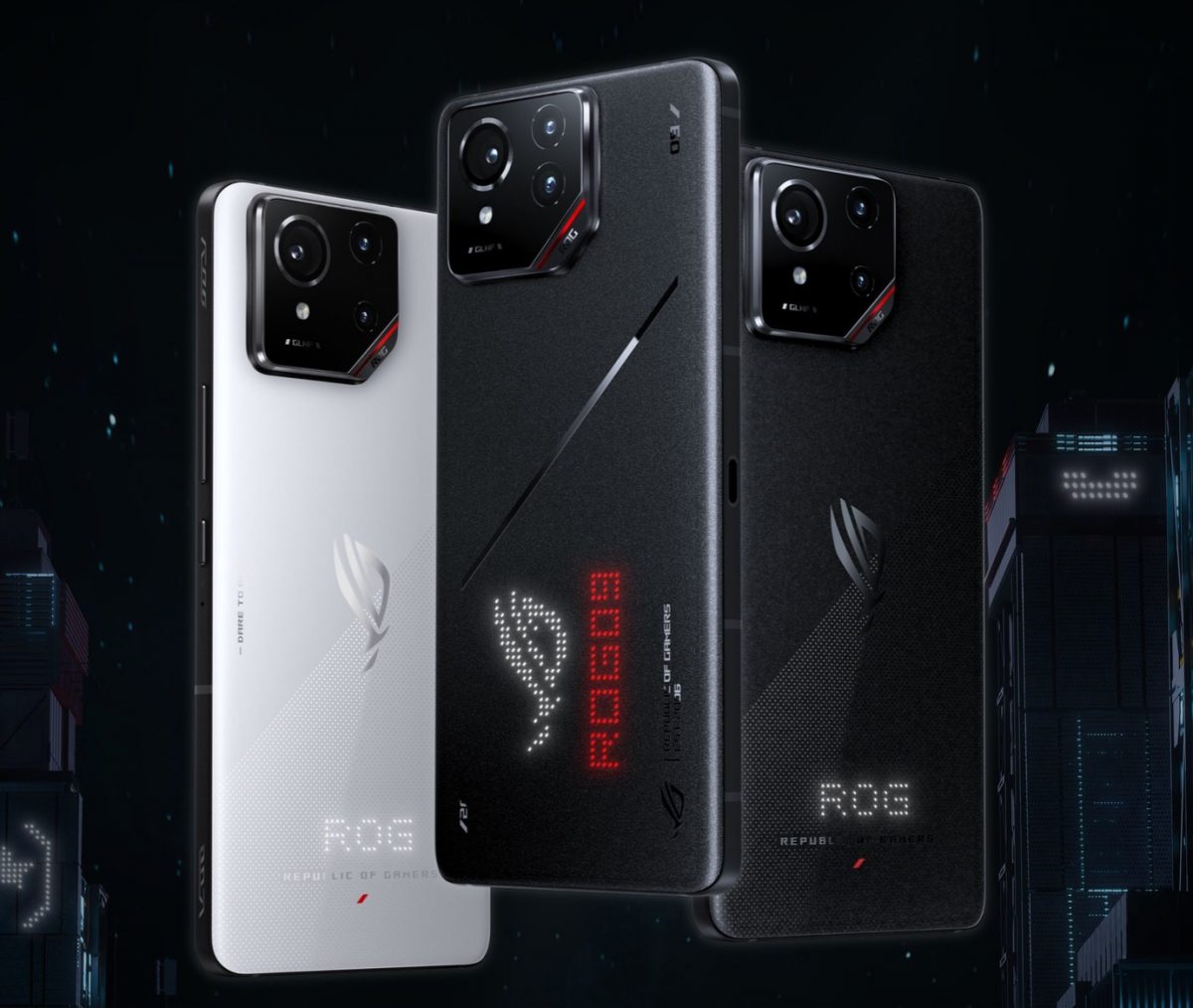 Asus ROG Phone 9 ja ROG Phone 9 Pro.