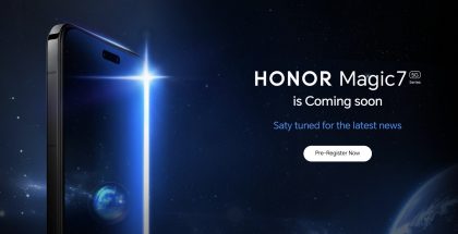 Honor Magic7 -sarjan ennakkokuva Honorin verkkosivuilla.