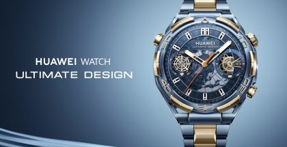 Huawei Watch Ultimate Design Sapphire Gold Edition.