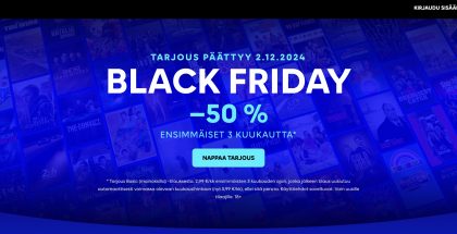 Max-suoratoistopalvelusta on tarjolla Black Friday -alennus.