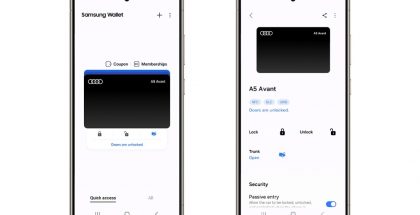 Samsung Wallet tukee jatkossa digitaalisia avaimia Audi-autojenkin kanssa.