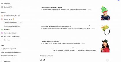 Eri projekteihin liittyvät keskustelut voi jatkossa ChatGPT:ssä erotella toisistaan.