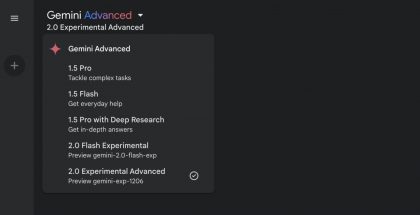 Gemini Advanced -tilaajat pääsevät nyt kokeilemaan Gemini 2.0 Experimental Advanced -tekoälymallia.