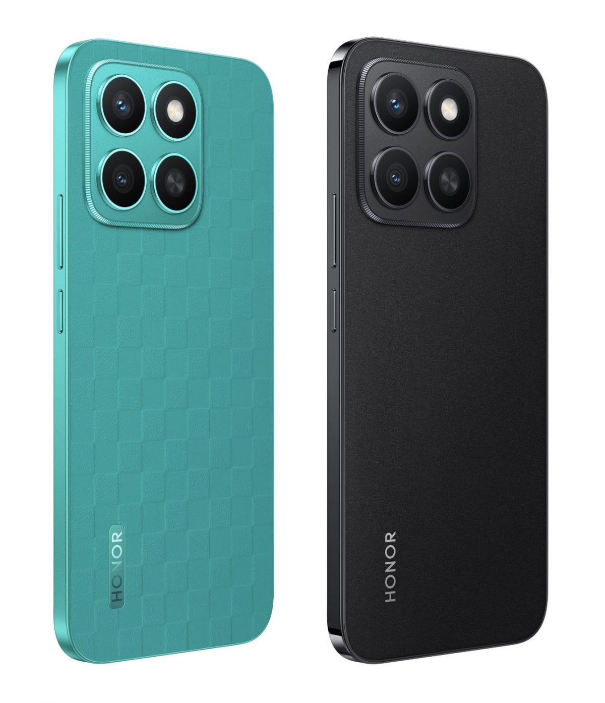 Honor X8c, Marrs Green ja Midnight Black.