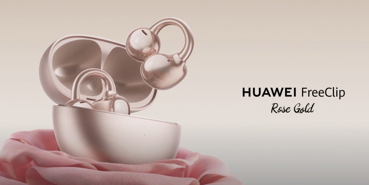 Huawei FreeClip, Rose Gold.