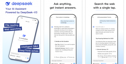 DeepSeek AI -sovellus Google Playssa.