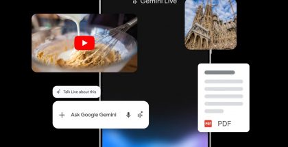 Gemini Live -tilassa voi nyt kysyä kuvista, tiedostoista ja YouTube-videoista.