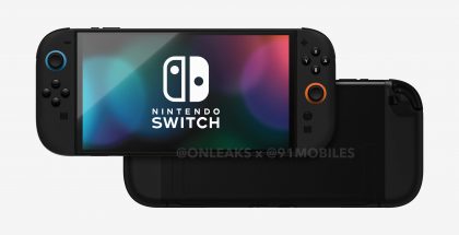 Nintendo Switch 2 mallinnoskuvassa. Kuva: OnLeaks / 91mobiles.