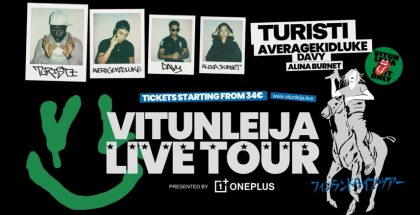 Vitunleija Live Tour presented by OnePlus -keikoilla nähdään neljä artistia.