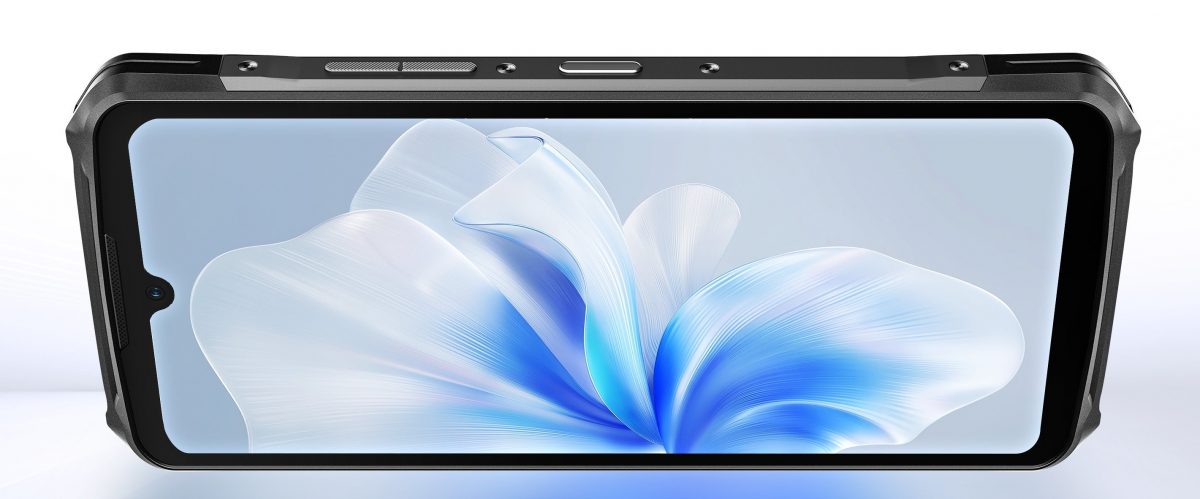 Doogee S119:n etupuolelta löytyy 6,72 tuuman näyttö.