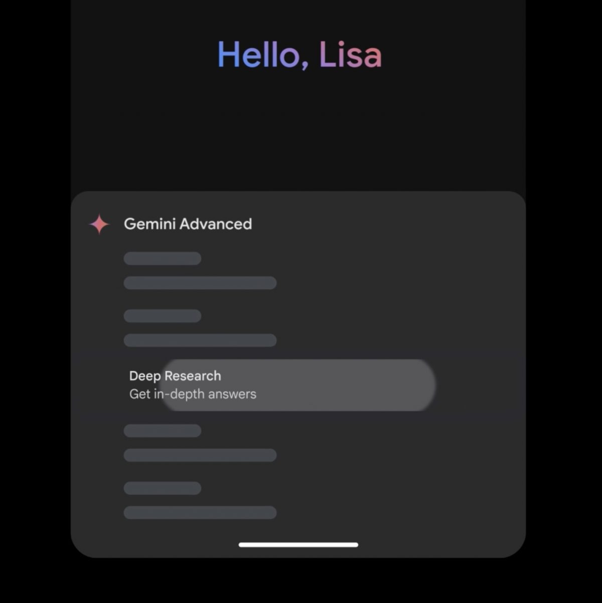 Deep Research löytyy nyt myös Gemini-mobiilisovelluksista.