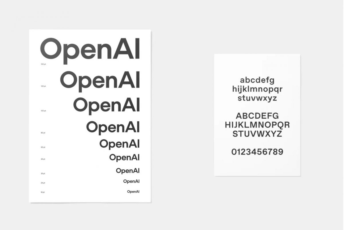 OpenAI Sans -fontti.