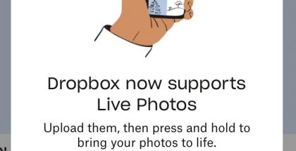 Dropbox tukee nyt Applen Live-kuvia.