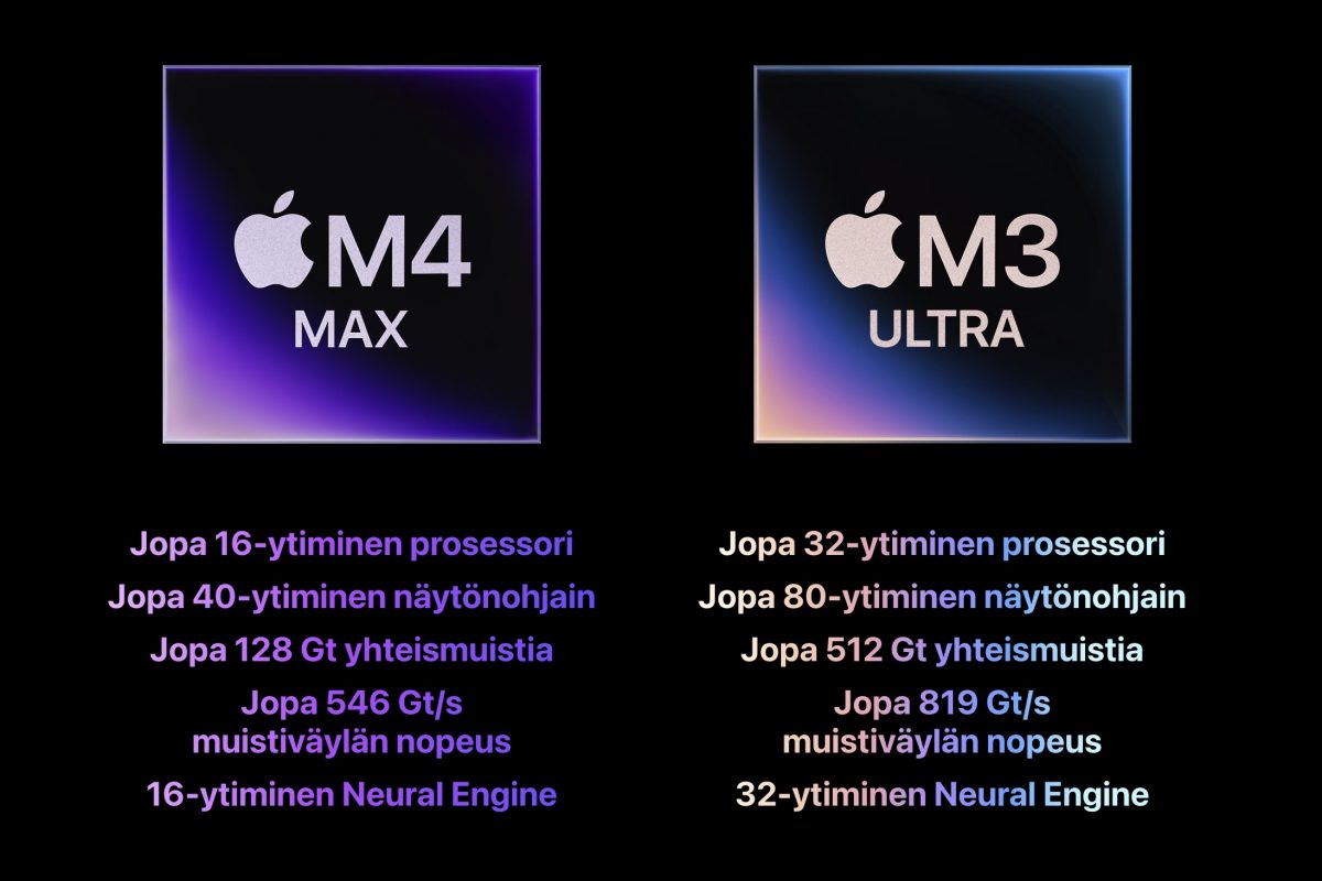 M4 Max vs. M3 Ultra.