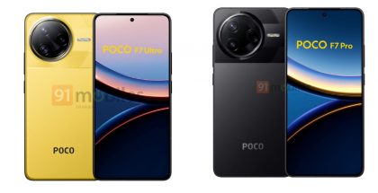 Poco F7 Ultra ja Poco F7 Pro. Kuva: 91mobiles.