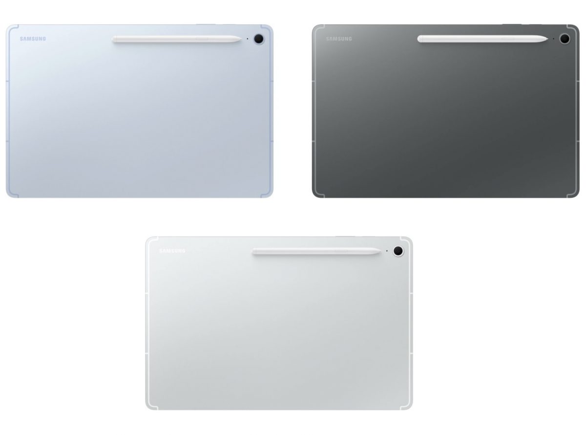 Samsung Galaxy Tab S10 FE:n ja FE+:n eri värivaihtoehdot. Kuva: Roland Quandt / WinFuture.de.
