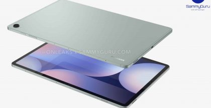 Samsung Galaxy Tab S10 FE+:n mallinnos. Kuva: OnLeaks / SammyGuru.