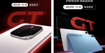 Honor GT Pro ja Honor Pad GT esitellään 23. huhtikuuta Kiinassa.