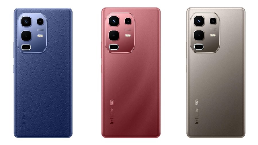 Hajusteteknologia löytyy Infinix Note 50s 5G+:n sinisestä värivaihtoehdosta.