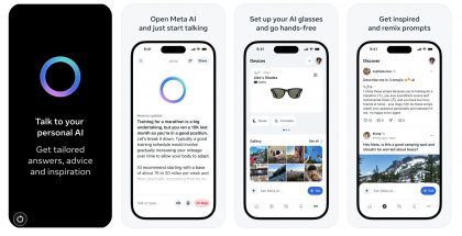 Meta AI -sovellus.