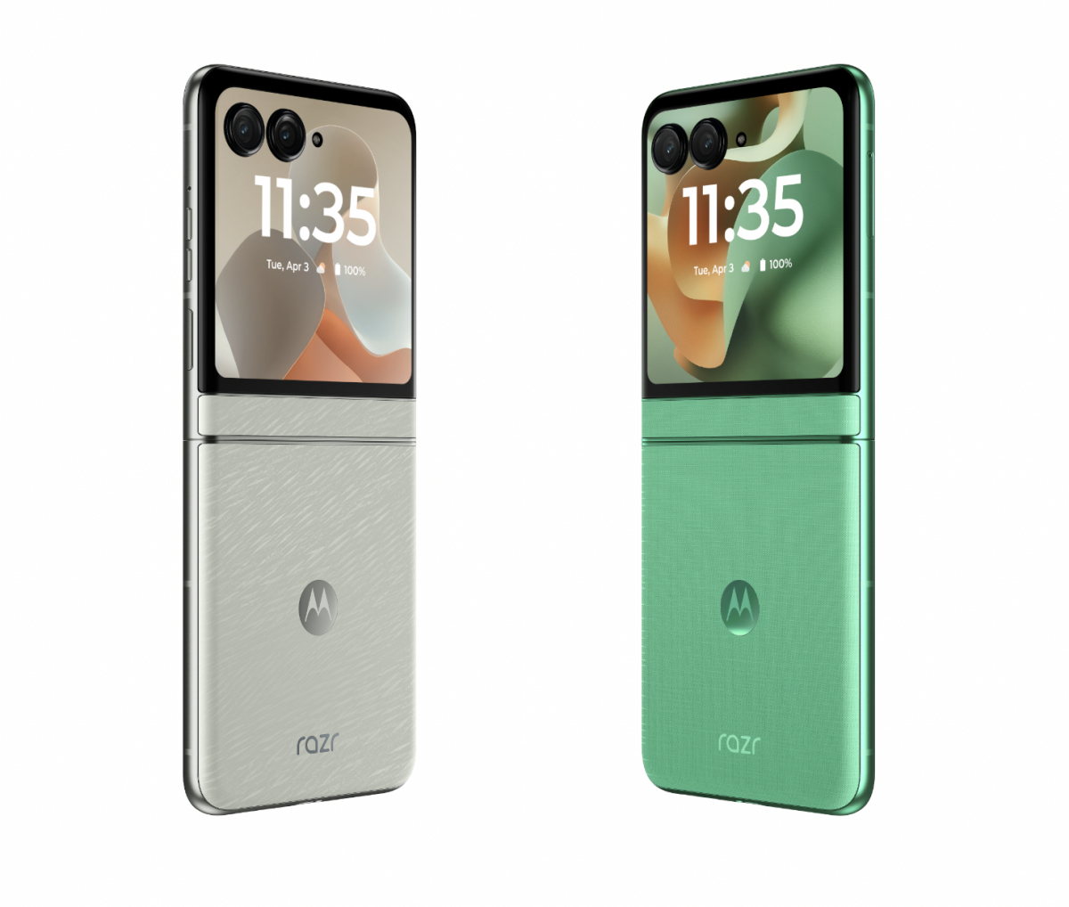 Motorola Razr 60:n kaksi muuta värivaihtoehtoa.