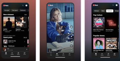 YouTube Music -sovellus Androidille.