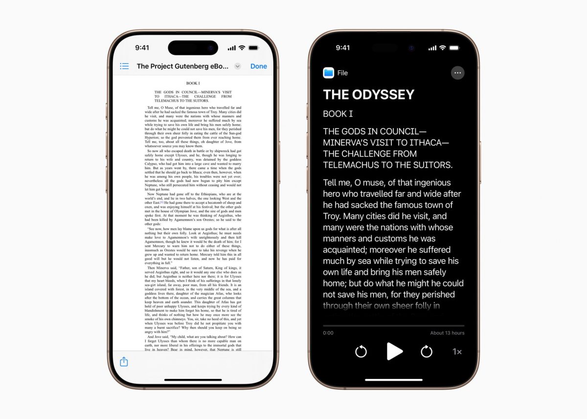 Uusi Accessibility Reader -lukutila.