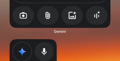 Gemnin iPhone-sovelluksen uudet widgetit.
